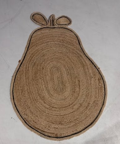 Ferm Living Pear Braided - Vloerkleed - Jute, 100 tot 150 cm, Ophalen of Verzenden, Ovaal, Nieuw