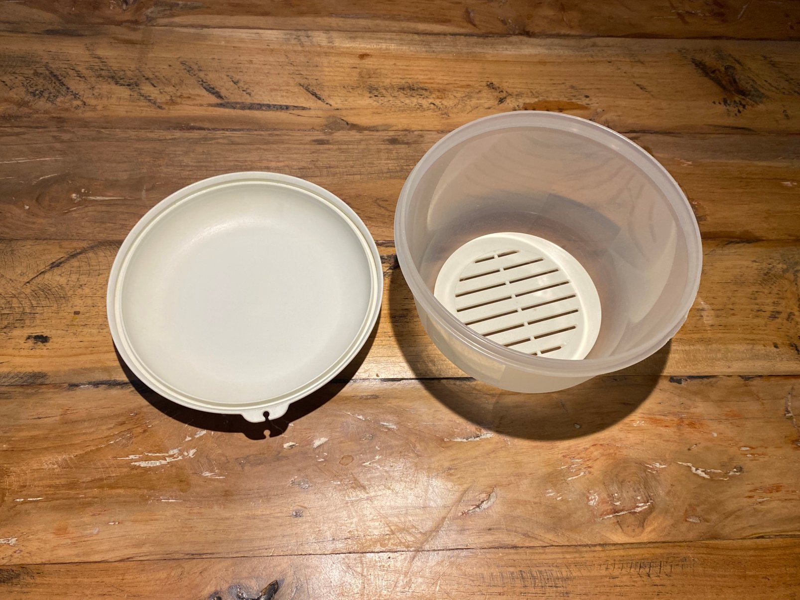 Tupperware slabol, Ophalen of Verzenden, Wit, Bak of Kom