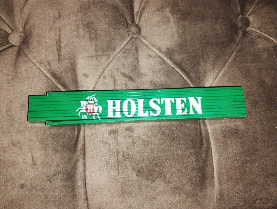 Holsten Duimstok - Groen, Opvouwbaar Meetlint, Doe-het-zelf en Verbouw, Gereedschap | Handgereedschap, Ophalen of Verzenden, Gebruikt