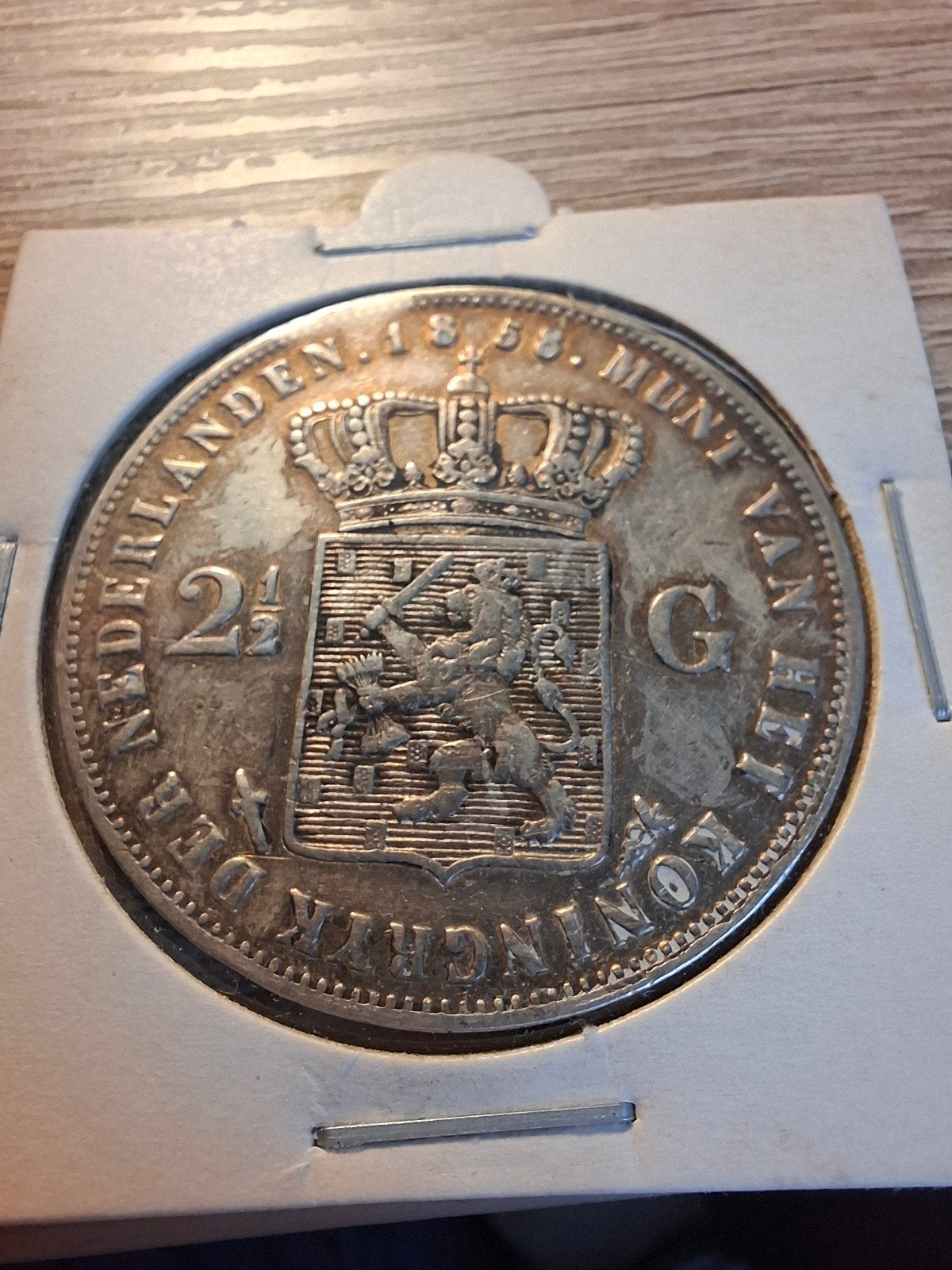 Rijksdaalder 1858 | Willem 3, Koning Willem III, Zilver, Ophalen of Verzenden, Losse munt