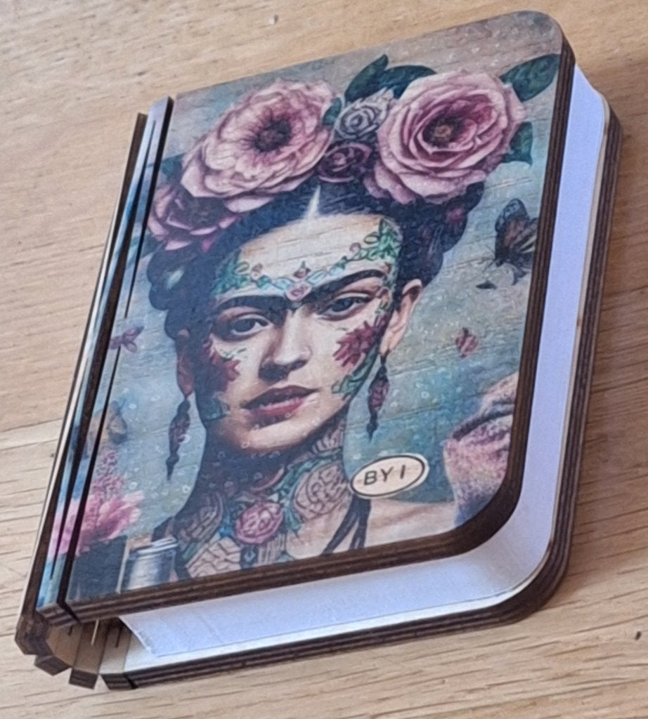 Frida Kahlo lampje houten boeklampje nachtlampje led, Meerkleurig, Nieuw, Overige fittingen, Ophalen of Verzenden
