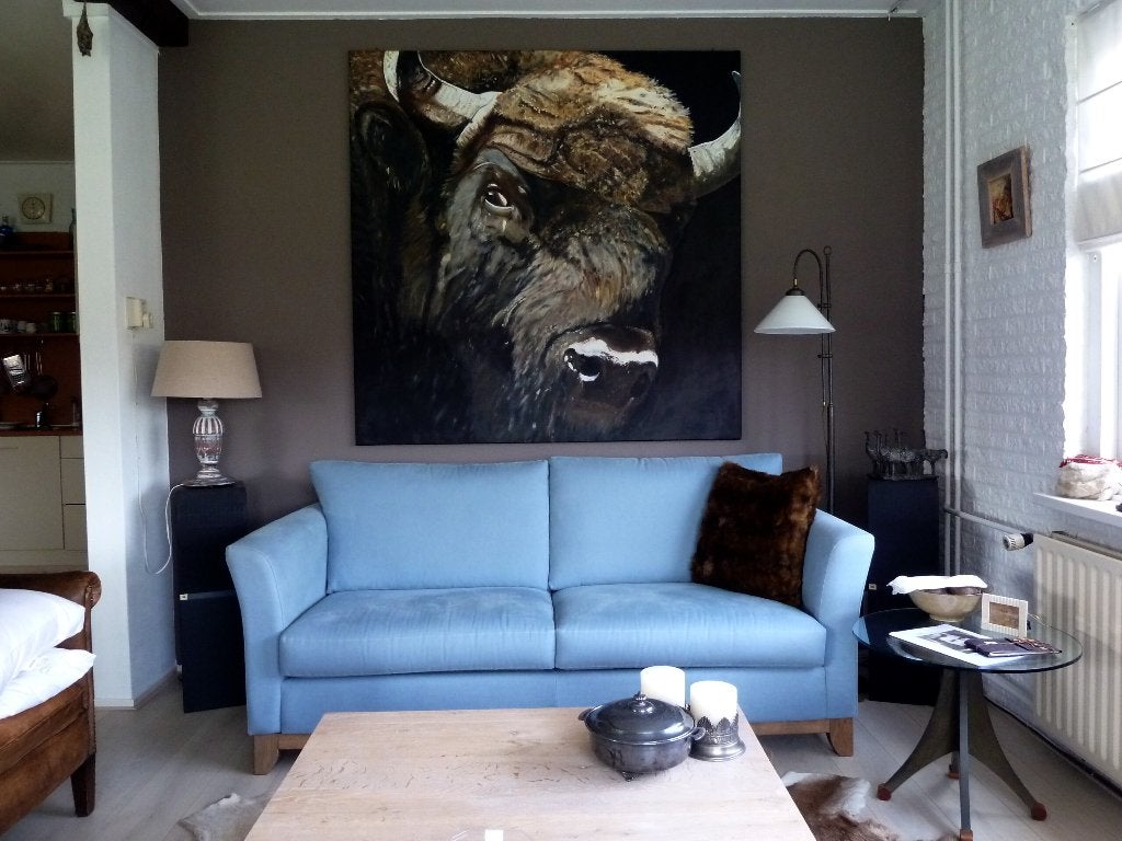 Bulls eye, Ophalen, Nieuw, 125 cm of meer, Schilderij