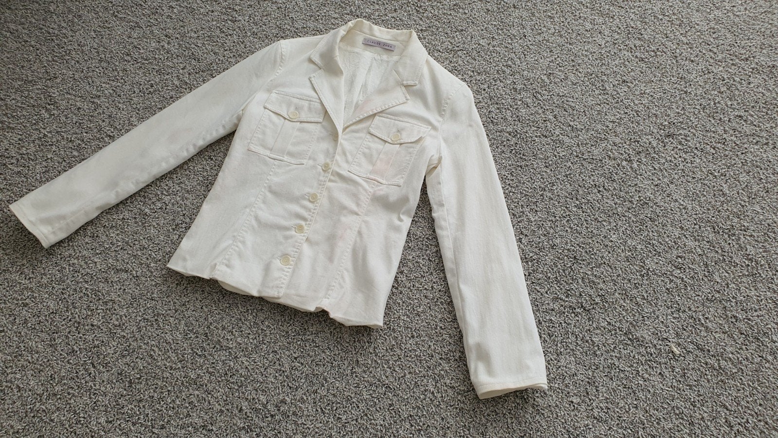 Claude Zana Jasje - Crème/Wit - Maat 38 (M), Kleding | Dames, Maat 38/40 (M), Wit, Ophalen of Verzenden, Zo goed als nieuw