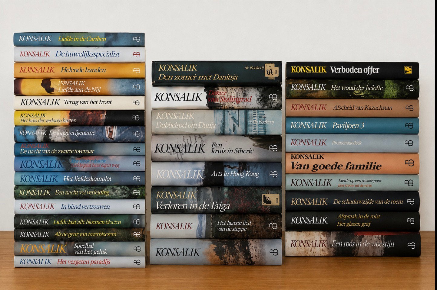Selectie van 30 Konsalik boeken, Boeken, Ophalen of Verzenden, Zo goed als nieuw