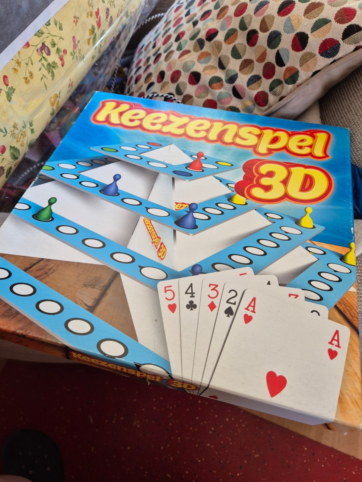 Keezenspel 3D - Leuk bordspel voor het hele gezin!, Vijf spelers of meer, Ophalen of Verzenden, Gebruikt, Jumbo
