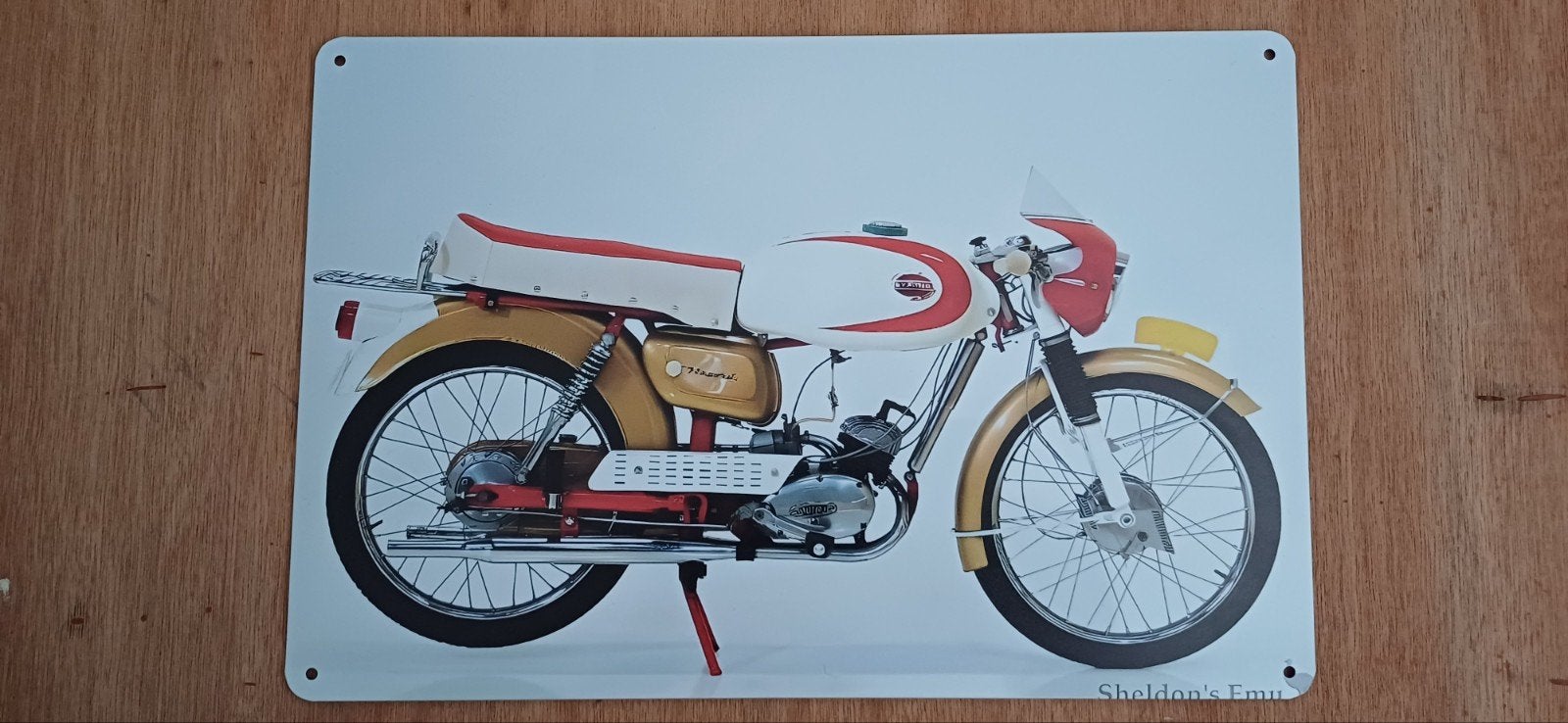 Eysink Record bliken bord 20 x 30 cm., Ophalen of Verzenden, Nieuw, Auto