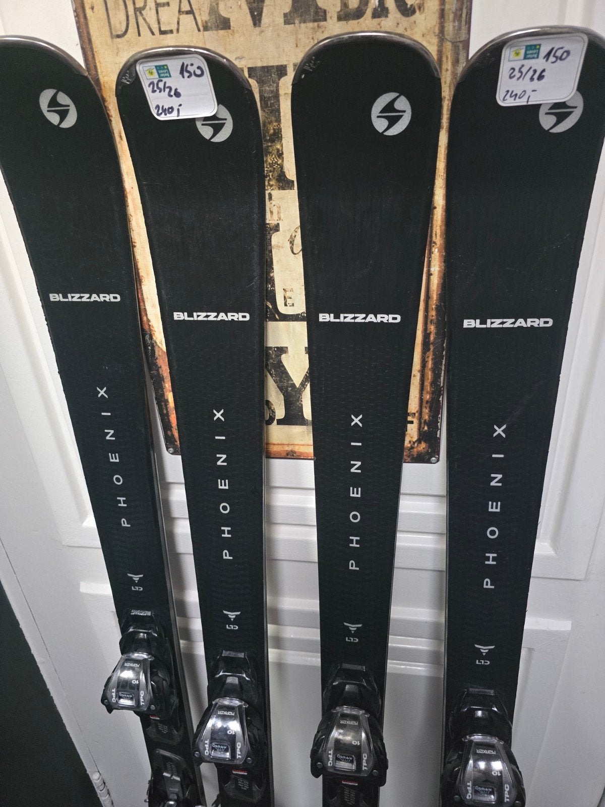 25/26 150cm DAMES BLIZZARD PHOENIX R13 LIMITED LTD CARBON
