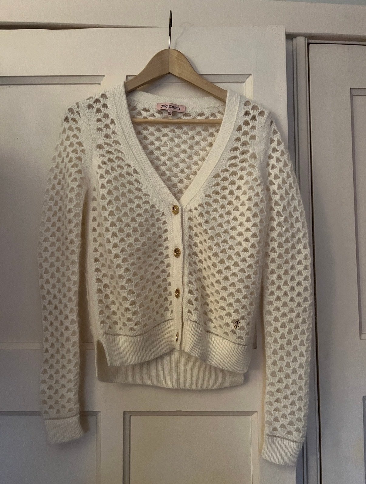 Nieuw Juicy Couture Vest met Gouden Knopen XS, Ophalen of Verzenden, Nieuw, Maat 34 (XS) of kleiner, Wit
