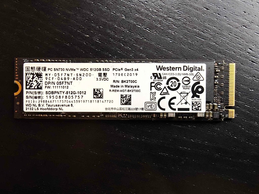 512GB Western Digital SN730 M.2 NVMe SSD, Computers en Software, Harde schijven, Ophalen, Intern, 512GB, SSD