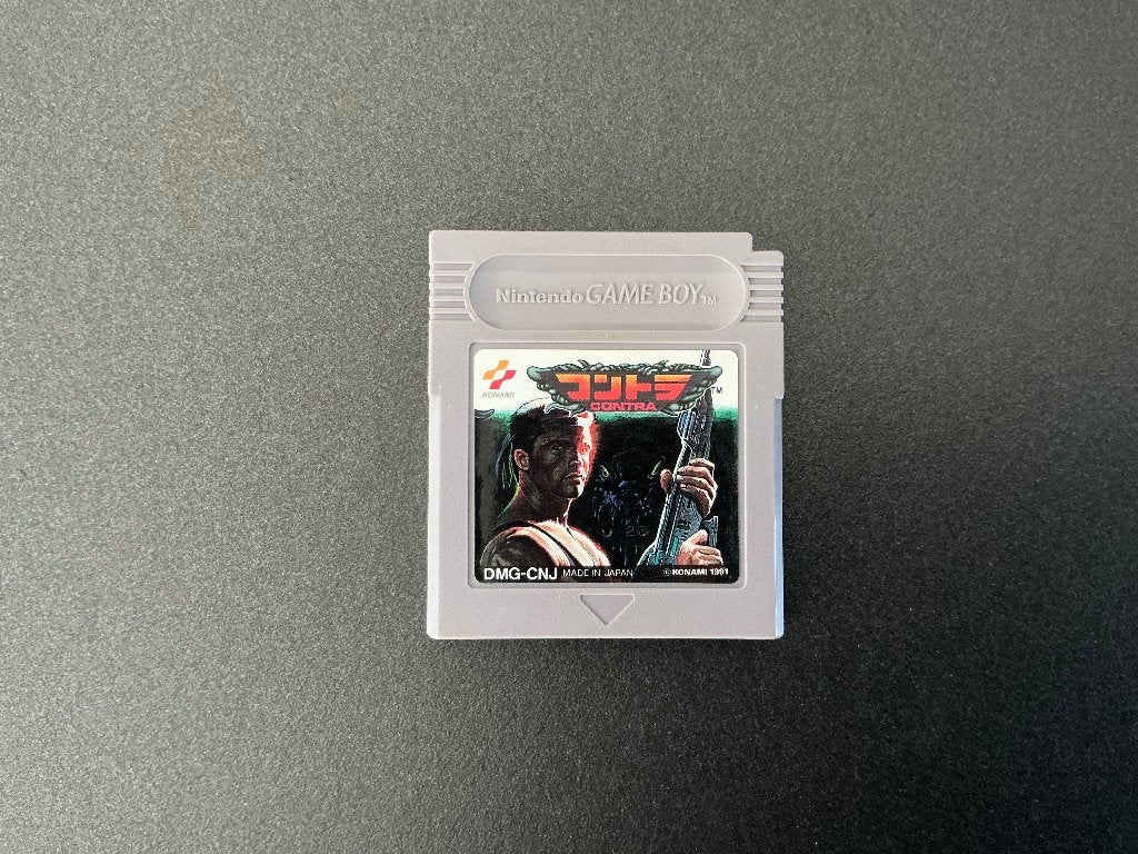 Gameboy CONTRA JPN, Spelcomputers en Games, Games | Nintendo Game Boy, Avontuur en Actie, Verzenden, 1 speler, Zo goed als nieuw