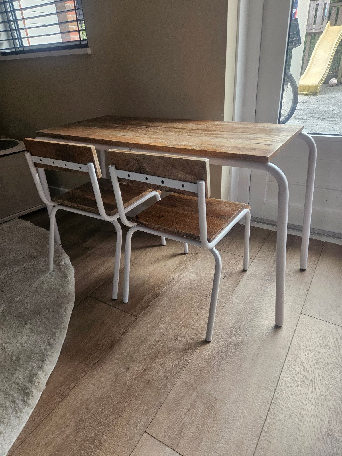 Tafel met 2 stoelen, Ophalen of Verzenden, Stoel(en)