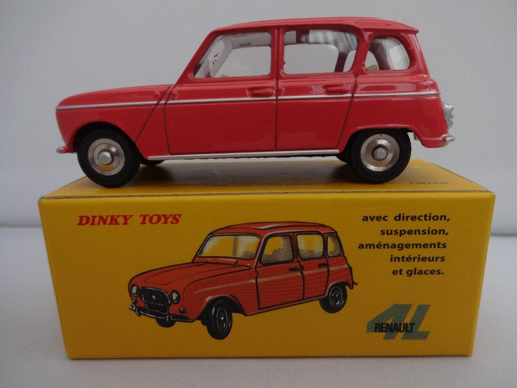 Renault 4L rood nr: 518 van Dinky Toys 1:43, Ophalen of Verzenden, Nieuw, Auto, Dinky Toys