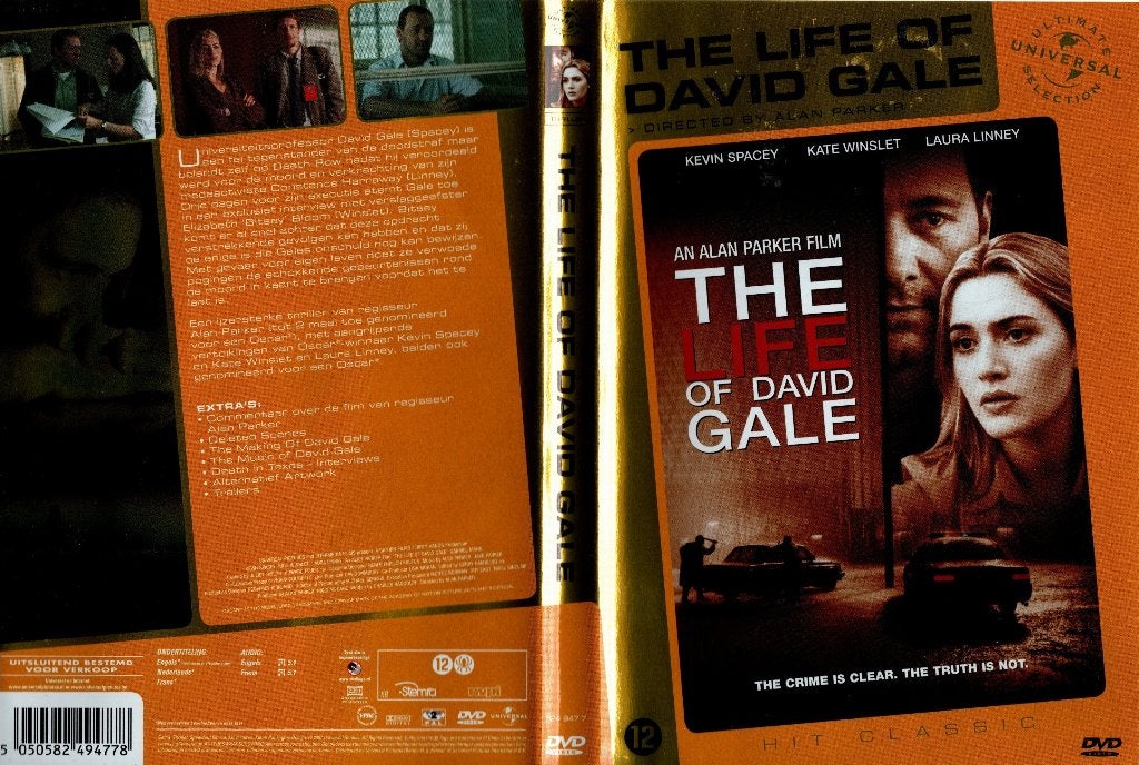 The Life of David Gale, Vanaf 12 jaar, Ophalen of Verzenden, Zo goed als nieuw