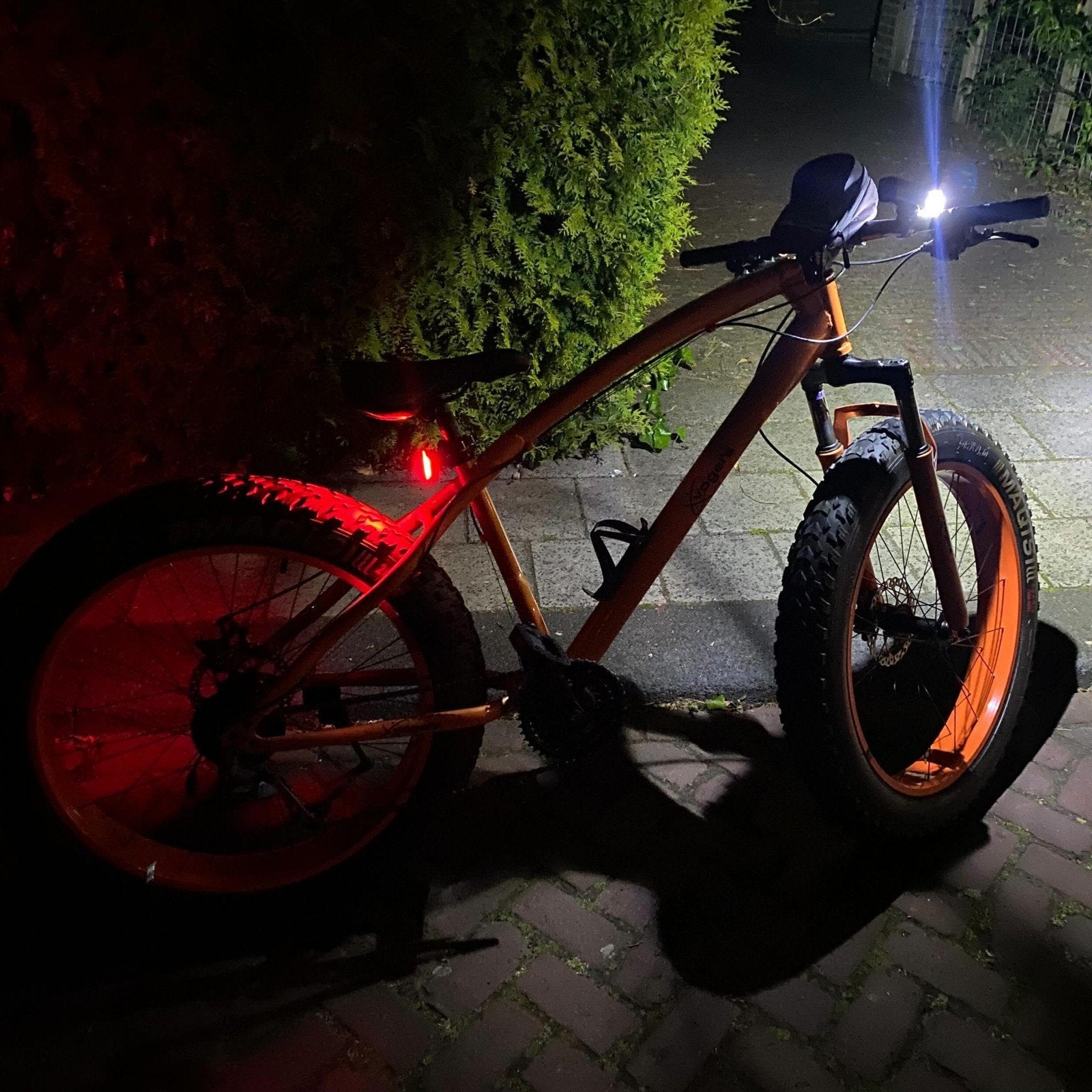 Te koop: mooie oranje fatbike, Ophalen of Verzenden, Overige merken