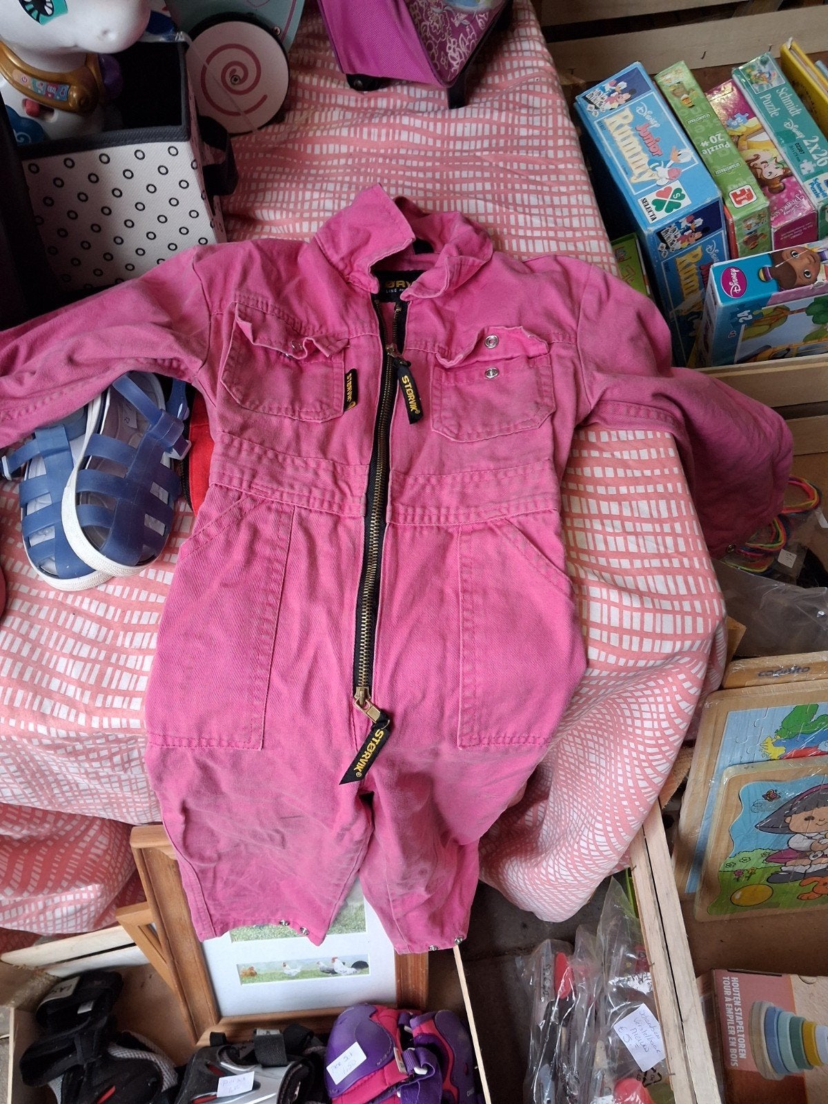 Roze Størvik overall maat 80/86, Gebruikt, Meisje, Ophalen of Verzenden, Pakje