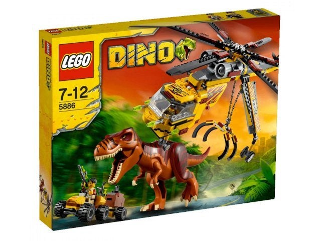 LEGO 5886 T-Rex Hunter + andere nieuwe dino, Ophalen of Verzenden, Gebruikt, Lego
