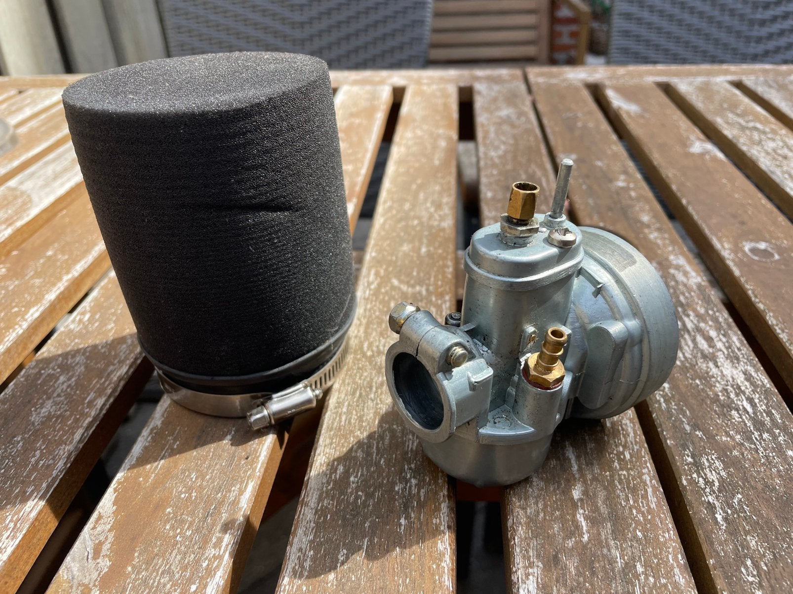 Bing 17mm imi + luchtfilter, Ophalen of Verzenden, Zo goed als nieuw, Carburateur