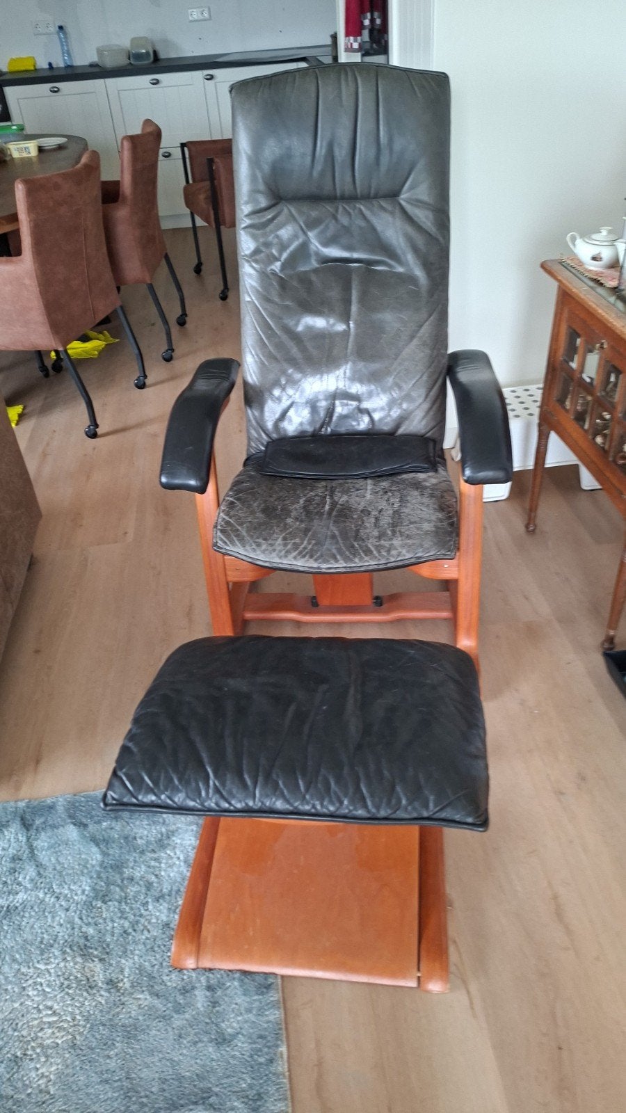 Stoel gratis, Huis en Inrichting, Ophalen, Gebruikt, 75 tot 100 cm, 50 tot 75 cm