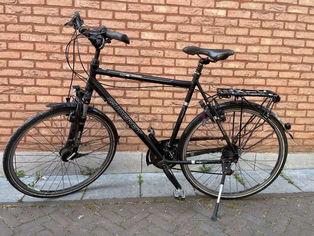 nette Gudereit LC 45 herenfiets 61 cm framehoogte, Fietsen en Brommers, Fietsen | Heren | Herenfietsen, Gebruikt, Velgrem, Versnellingen