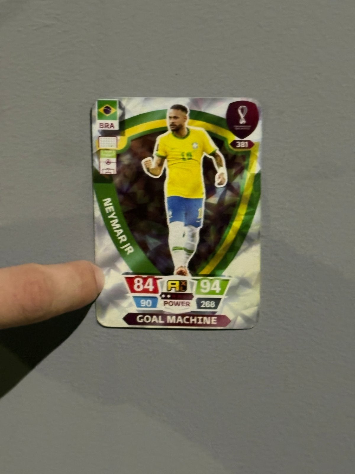 Zeldzame Neymar Jr. Panini Adrenalyn XL kaart - Albufeira, Ophalen of Verzenden, Zo goed als nieuw, Buitenlandse clubs, Spelerskaart