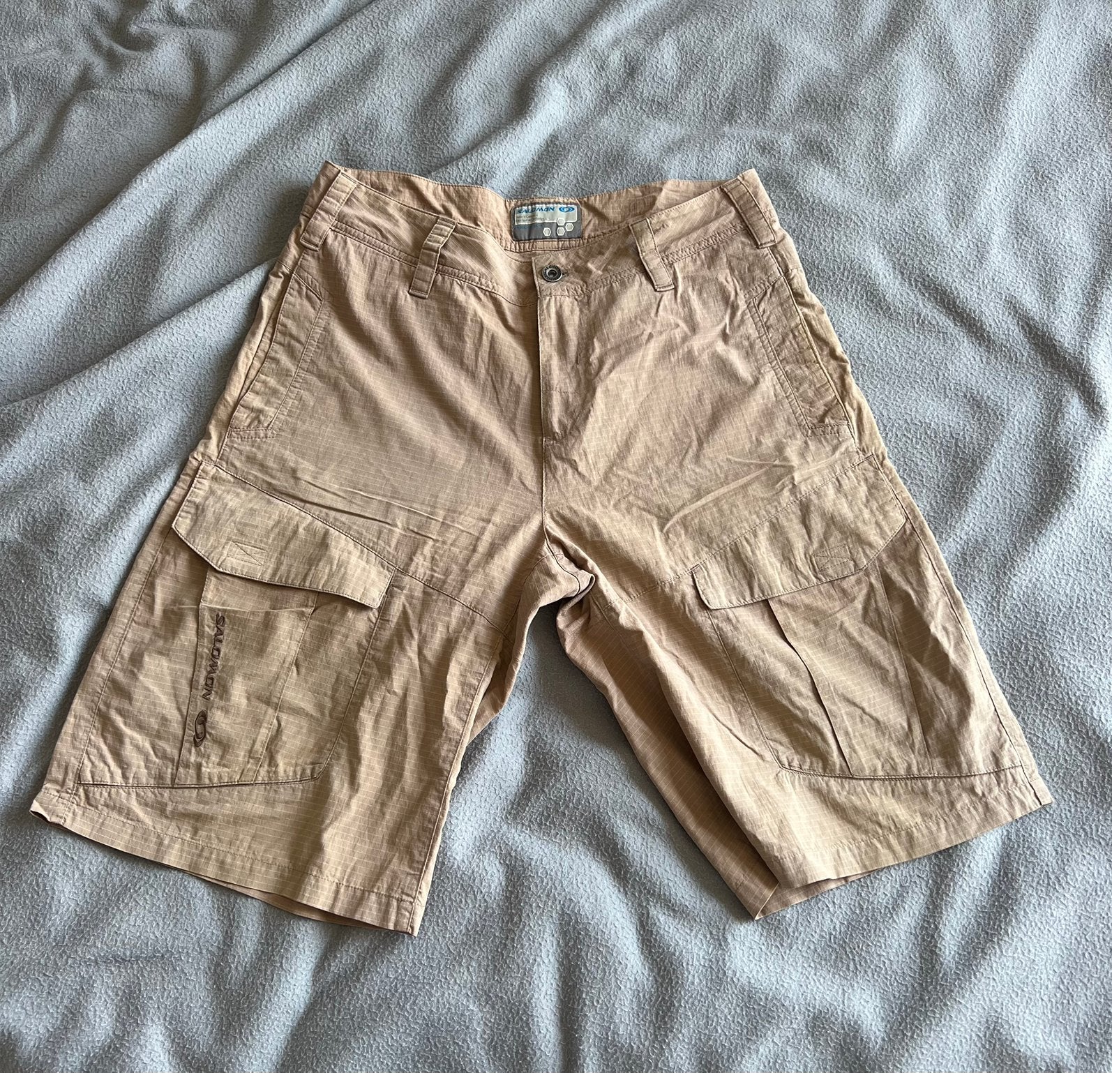 Salomon hikingshorts, Ophalen of Verzenden, Zo goed als nieuw, Maat 46 (S) of kleiner, Beige