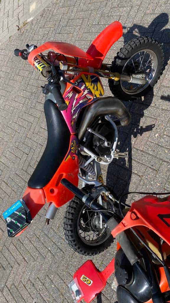 2x LEM LX2 Franco Morini S5 Italjet Malaguti KTM SX50 grizly, Ophalen, Gebruikt, 49 cc, Dirtbike