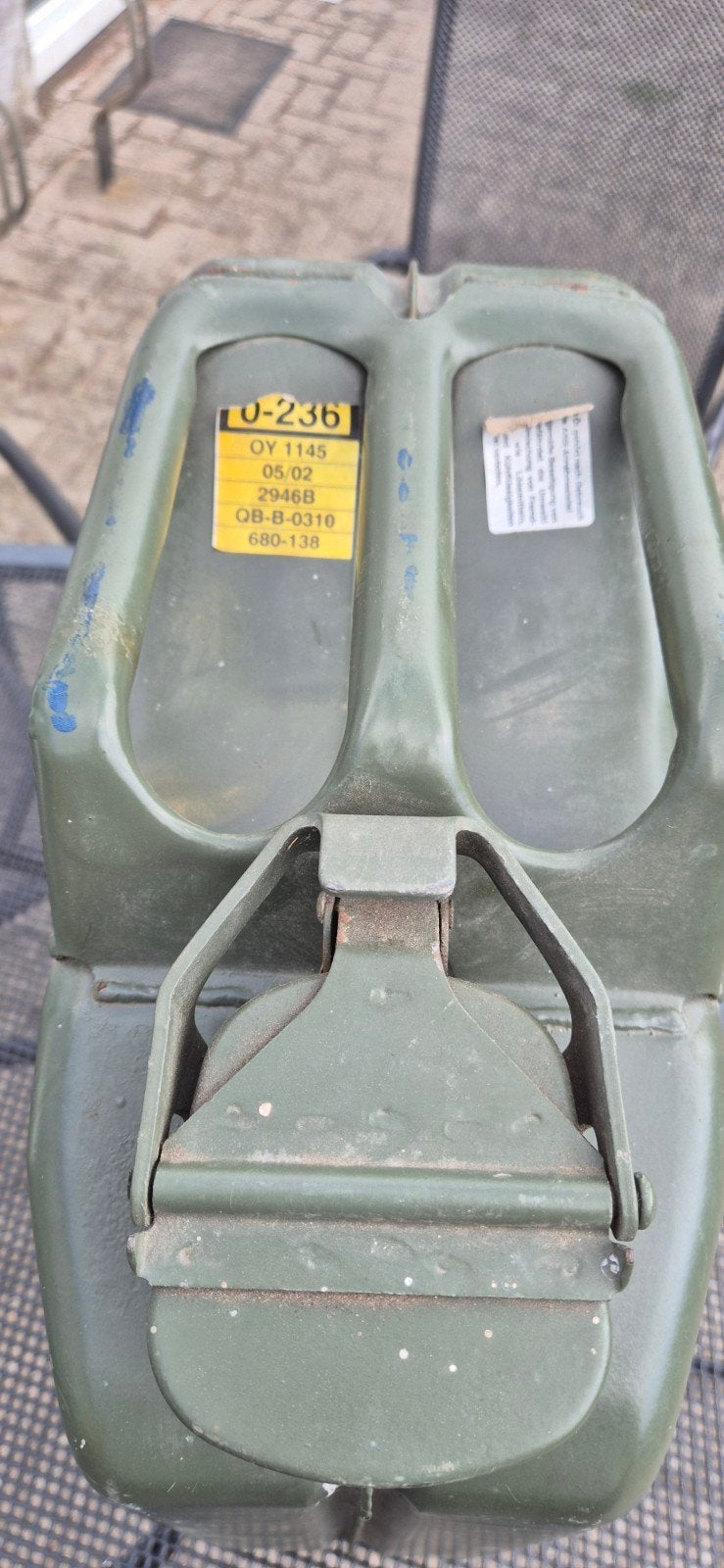 jerrycan 20ltr., Ophalen, Gebruikt