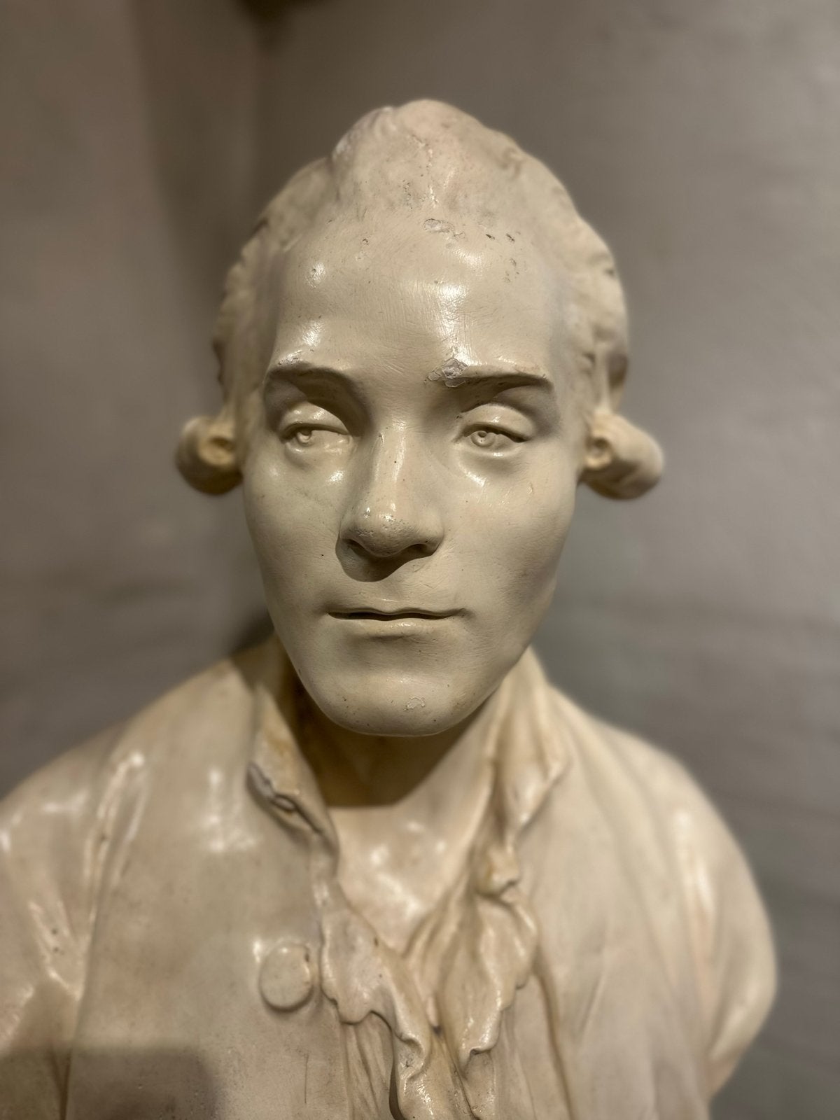 Buste Maximilien Robespierre, Antiek en Kunst, Gips, Buste, Ophalen of Verzenden, 20 - 50 cm