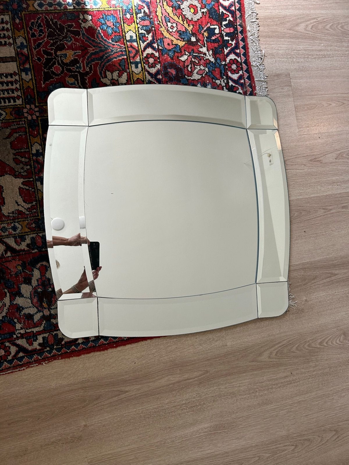 IKEA BJOA spiegel uit 1999, Huis en Inrichting, Gebruikt, Vierkant, Ophalen of Verzenden, Minder dan 100 cm
