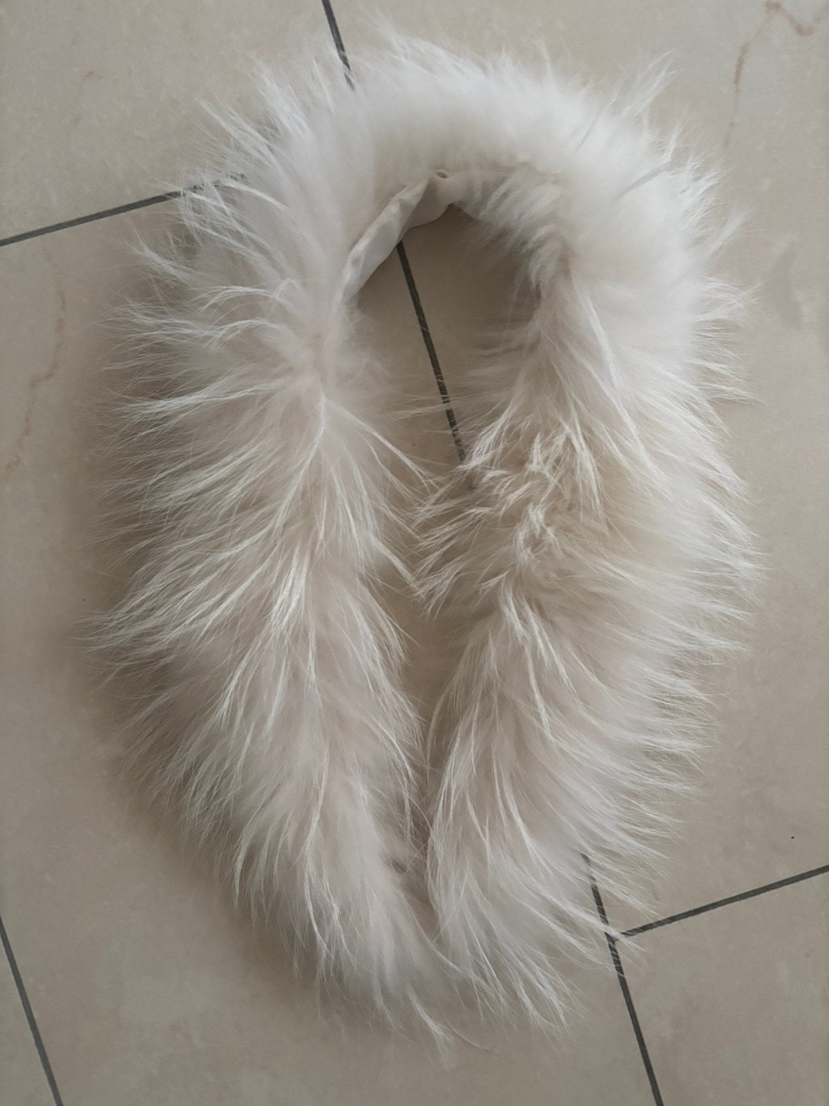 Nieuw off white echt bont sjaal kraag, Ophalen of Verzenden, Nieuw, Sjaal