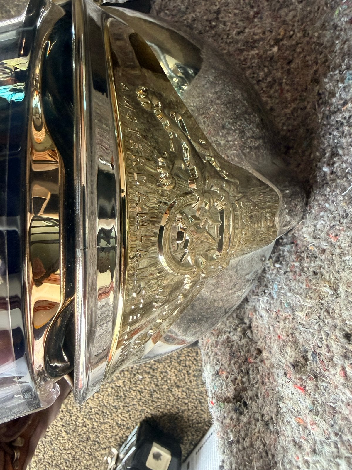 MSA F1SF25 Vintage Brandweerhelm Amsterdam, Ophalen of Verzenden