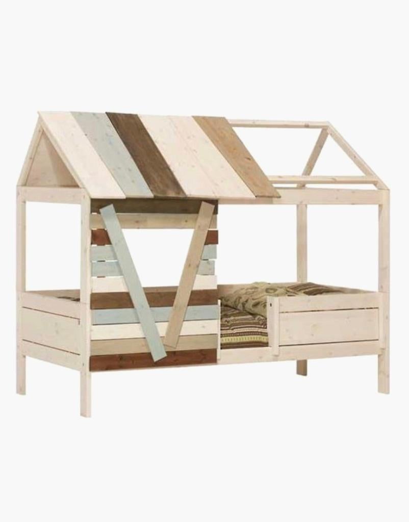 Leuk kinderbed boomhut stijl, Ophalen, 85 tot 100 cm, Gebruikt, 180 cm of meer