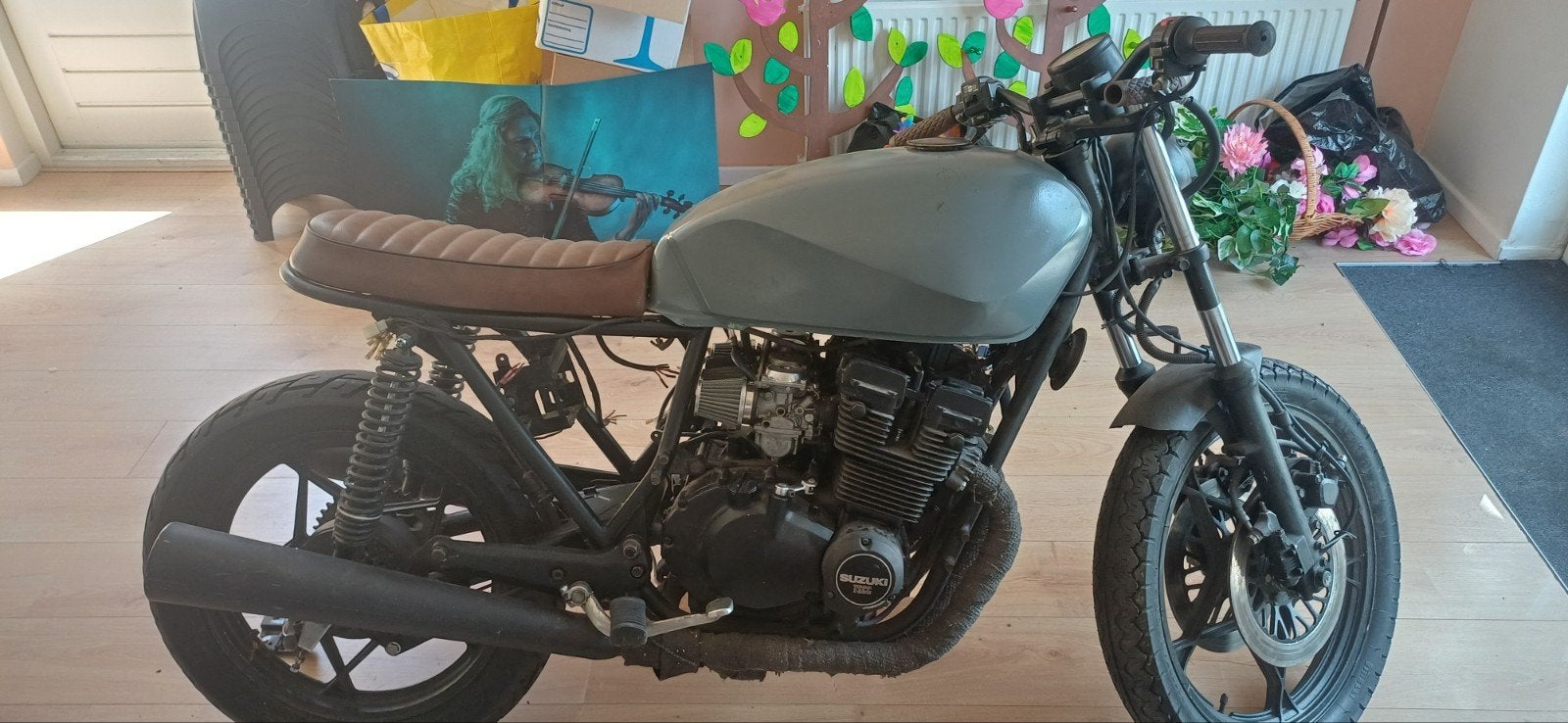 Suzuki GS450 Cafe Racer project, Motoren, Motoren | Suzuki, 2 cilinders, Sportuitlaat, Gebruikt, Particulier