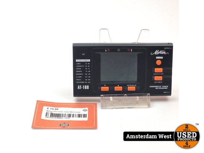 Motion Chromatic Tuner Metronome AT-168, Muziek en Instrumenten, Flex Ltd., Zo goed als nieuw, https://flex.com/contact-us, Nobelstraat 10, 5807 GA Oostrum LB, Limburg, Nederland
