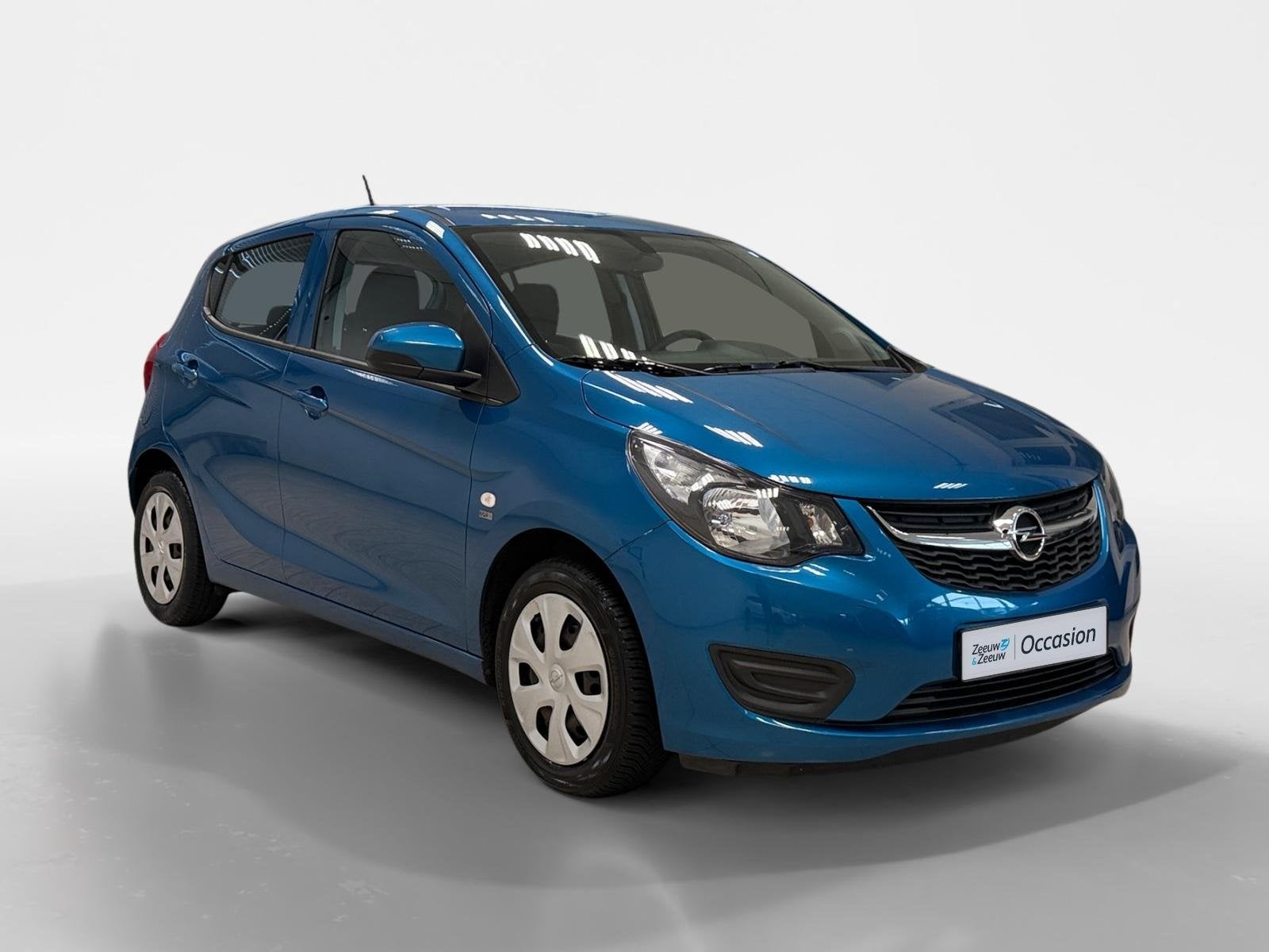 Opel KARL 1.0 ECOFLEX | 120 JAAR EDITION | AIRCO | NL-AUTO |, Auto's, Stof, Gebruikt, Blauw, Origineel Nederlands