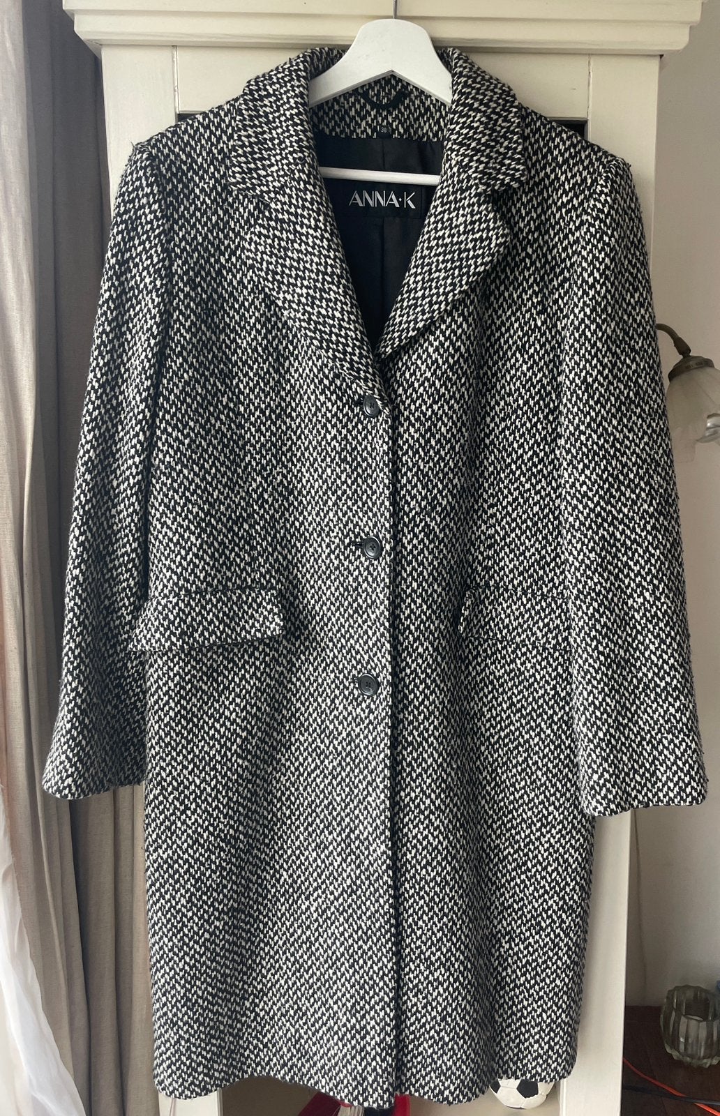 Winterjas Anna K mt 38-40, Ophalen of Verzenden, Zo goed als nieuw, Maat 38/40 (M)