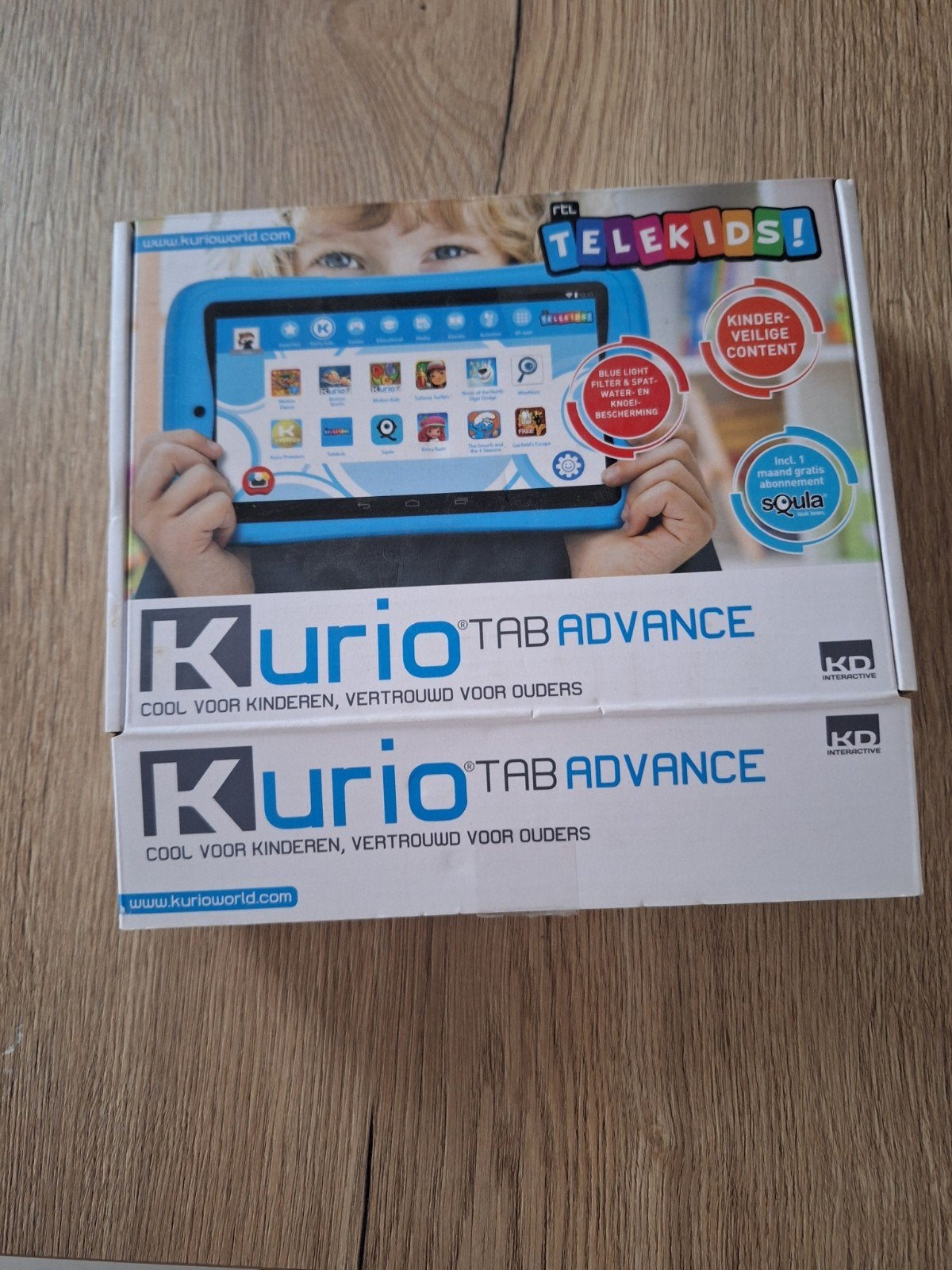 Kurio Tab Advance 7 inch kindertablet met hoes, Uitbreidbaar geheugen, Zo goed als nieuw, Tab Advance, Wi-Fi