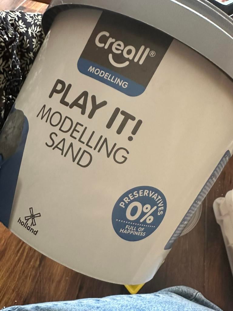 Kinetisch zand Creall Modelling Sand modelleerzand, Ophalen of Verzenden, Zo goed als nieuw