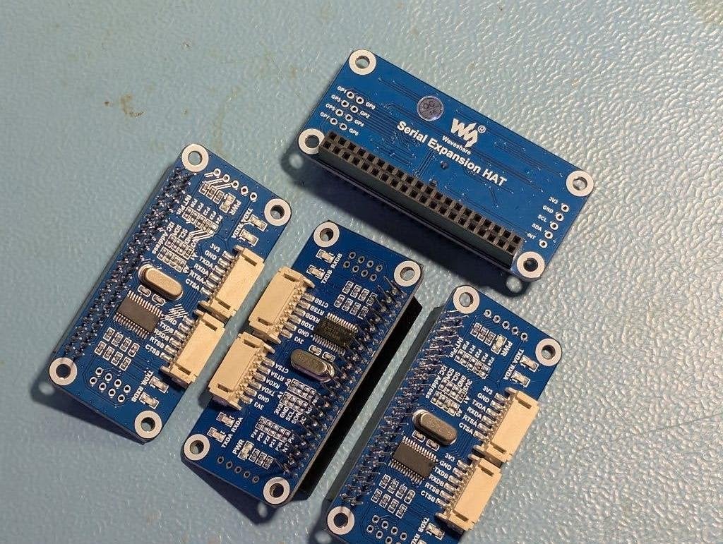 Waveshare Serial Expansion HAT 2x UART + 8 GPIO, Ophalen of Verzenden, Gebruikt
