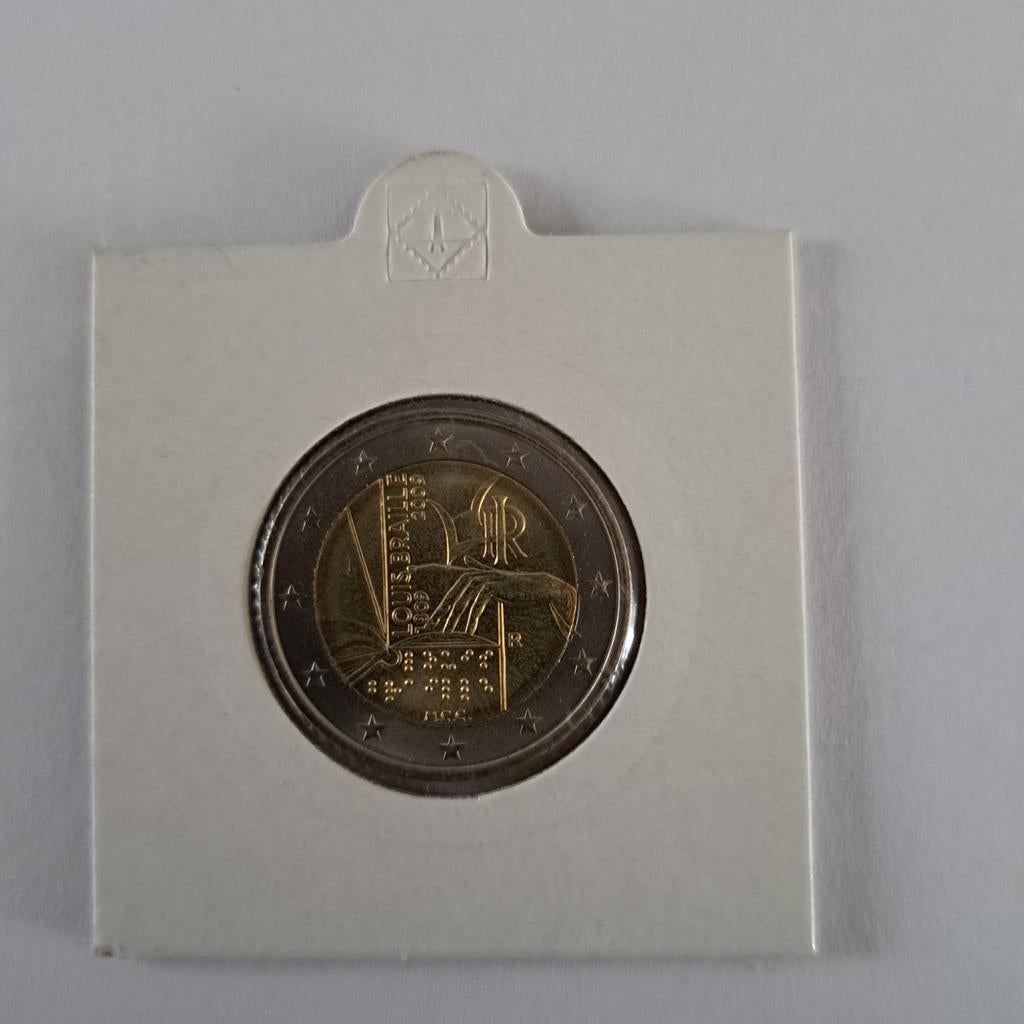 2 Euro Italië 2009 - Louis Braille UNC, Postzegels en Munten, Munten | Europa | Euromunten, Ophalen of Verzenden, Italië, 2 euro