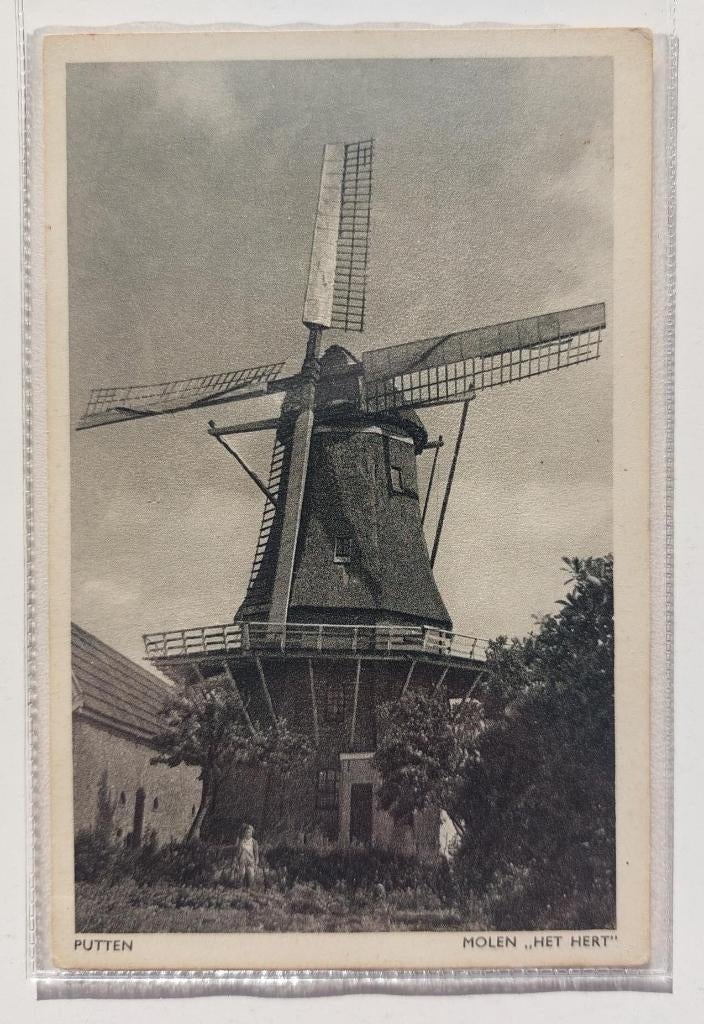 Molen het Hert in Putten, Ophalen of Verzenden, 1960 tot 1980, Ongelopen, Gelderland