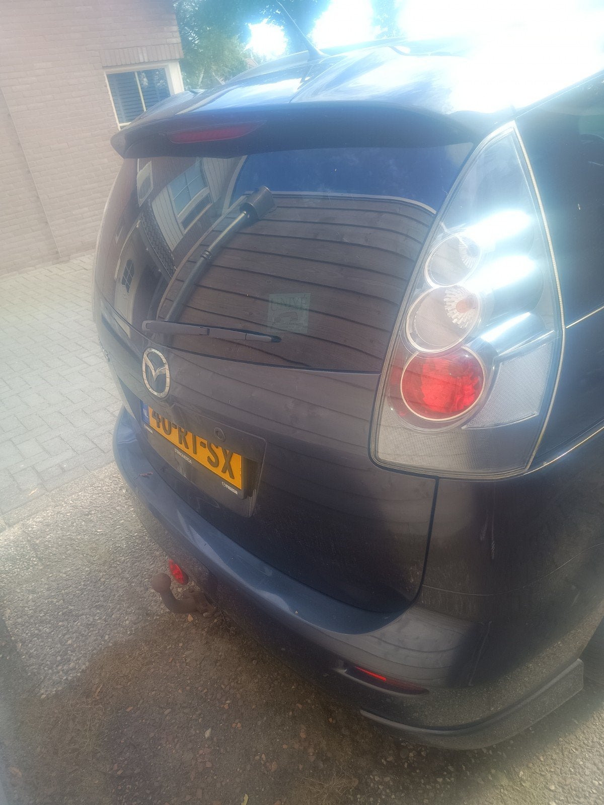 Mazda 5 2.0 active  2005 Grijs, Auto's, Mazda, Particulier, Benzine, D, MPV, Handgeschakeld, Origineel Nederlands, Zilver of Grijs