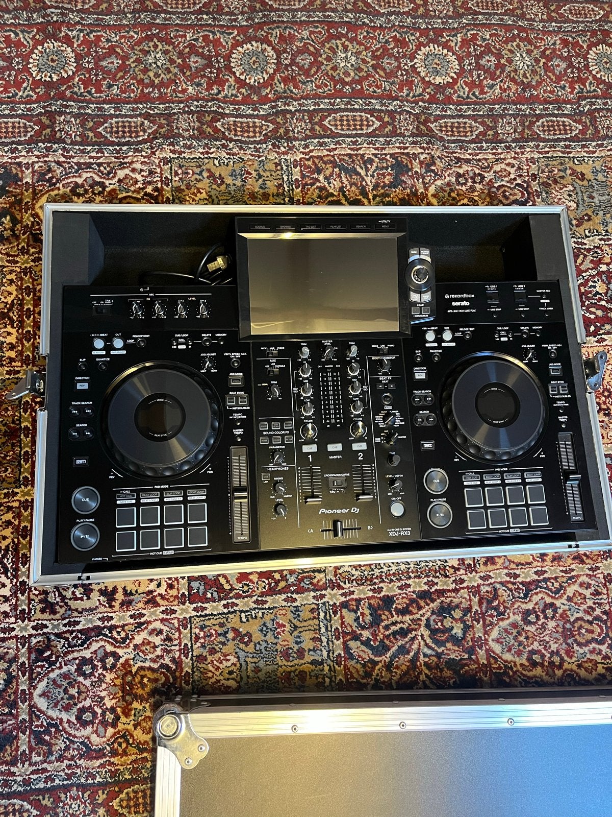 Pioneer XDJ-RX3 met Magnus flightcase en decksaver, Ophalen, Zo goed als nieuw, Dj-set, Pioneer