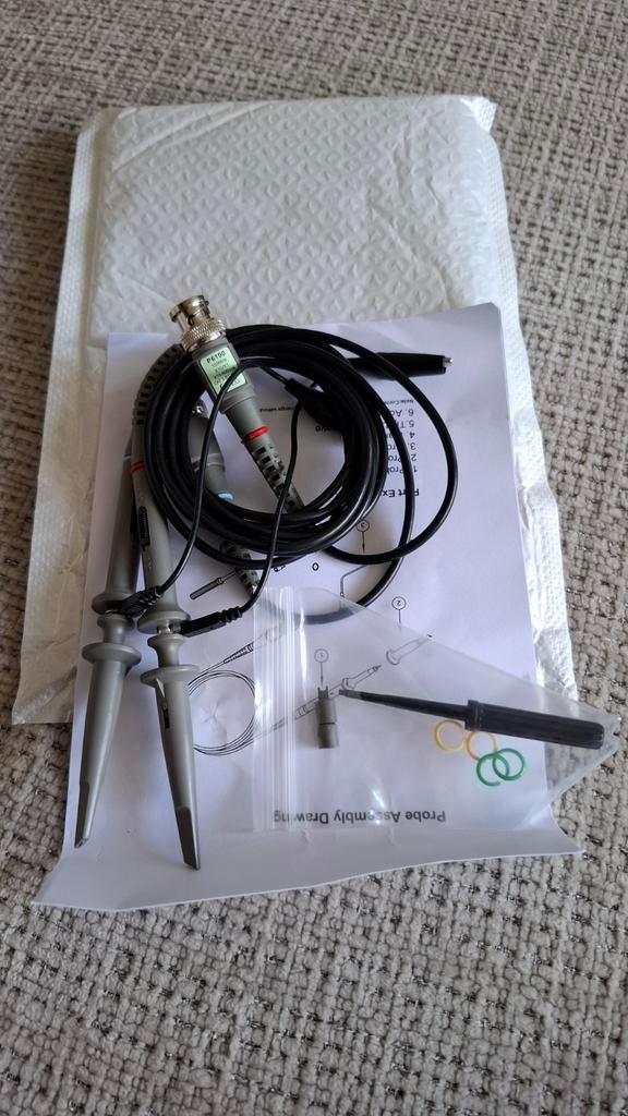 Oscilloscoop Probe Kit 100MHz 2 stuks, Doe-het-zelf en Verbouw, Meetapparatuur, Nieuw, Ophalen of Verzenden