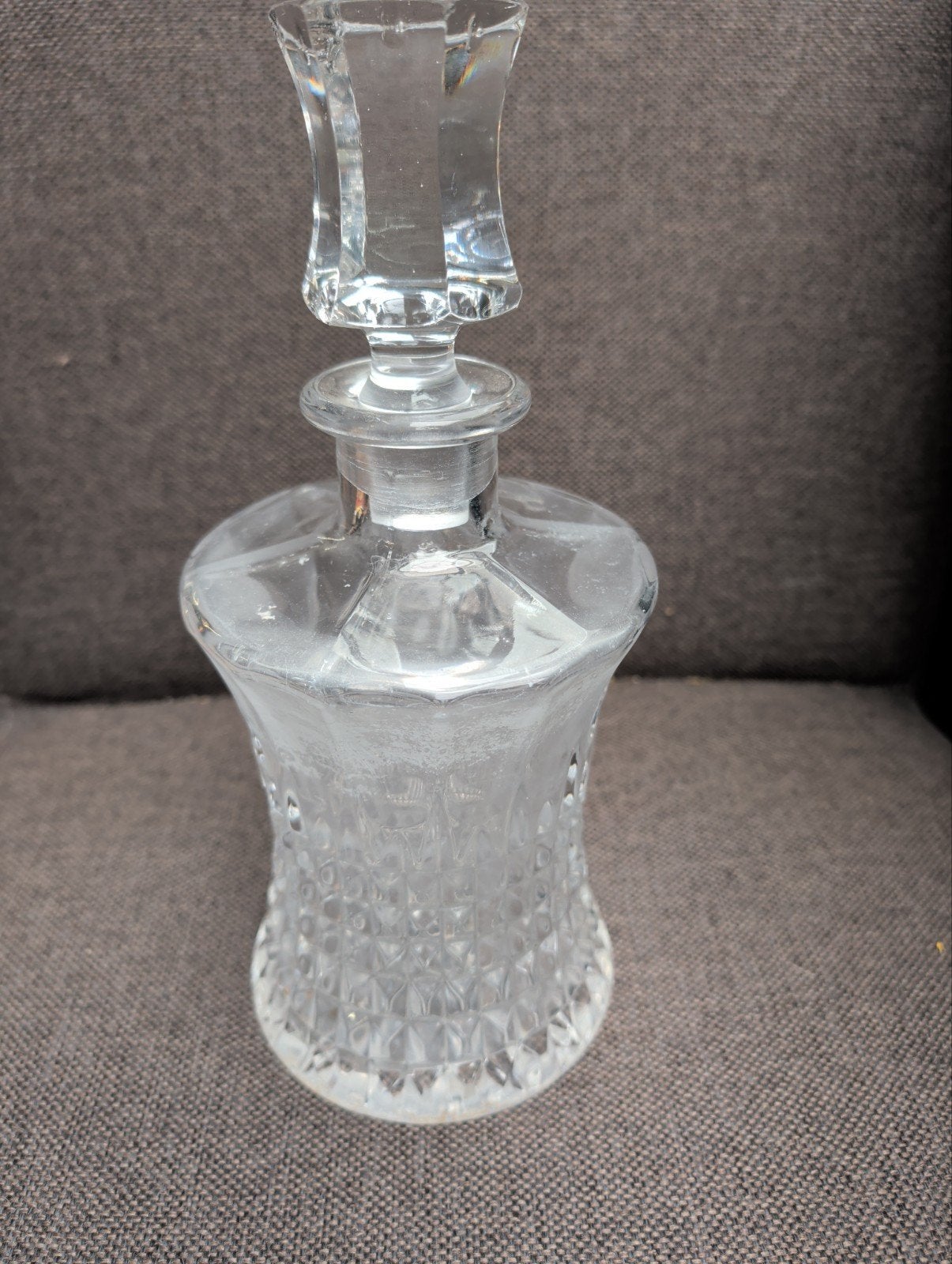 Vintage Kristallen Karaf met Stop, Antiek en Kunst, Antiek | Glas en Kristal, Ophalen of Verzenden