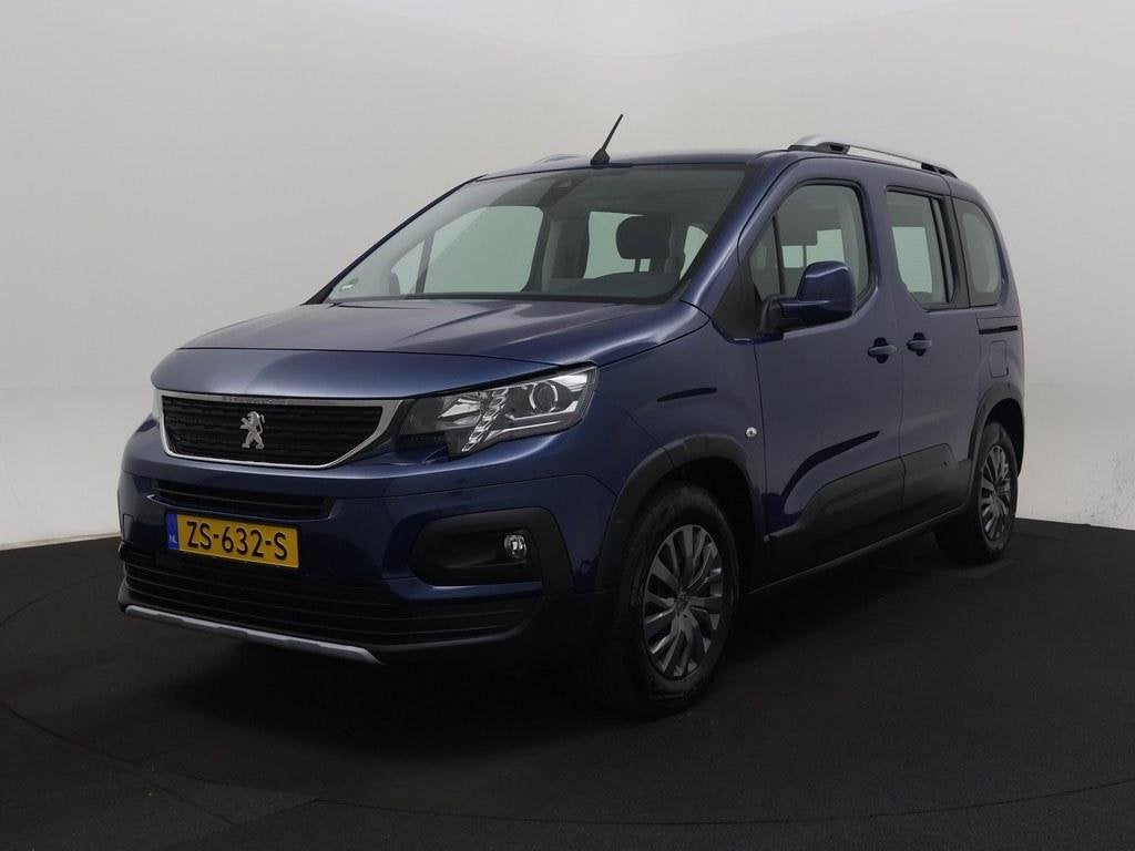 Peugeot Rifter 1.2T 110PK Allure Trekhaak/Camera/Nav/Led/Car, Auto's, Gebruikt, Euro 6, 1199 cc, Blauw