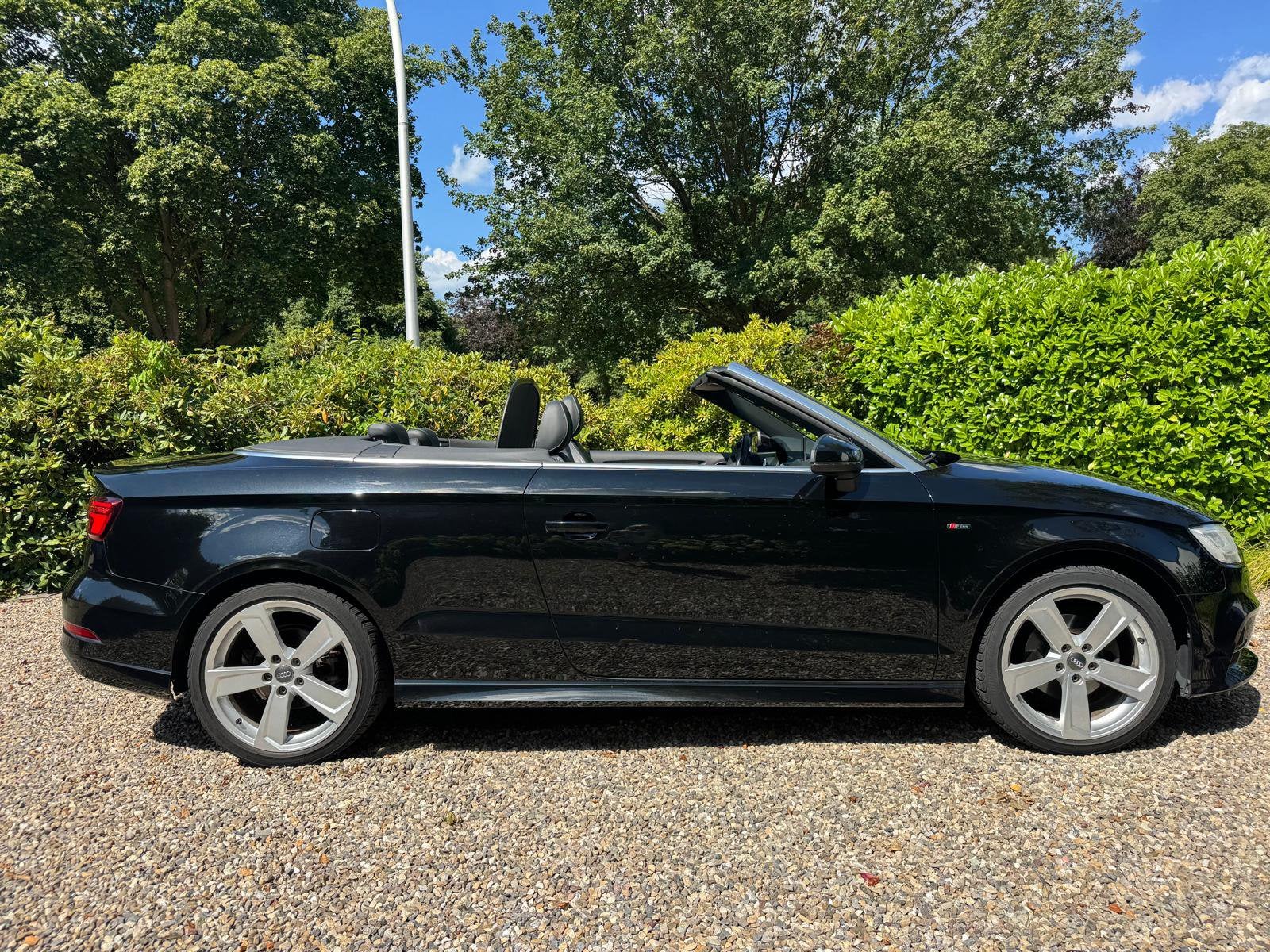 Audi A3 Cabriolet 1.4 Tfsi 150pk CoD Ultra S-Line 2016 Zwart, Auto's, Audi, Particulier, A3, Benzine, B, Cabriolet, Automaat, Geïmporteerd