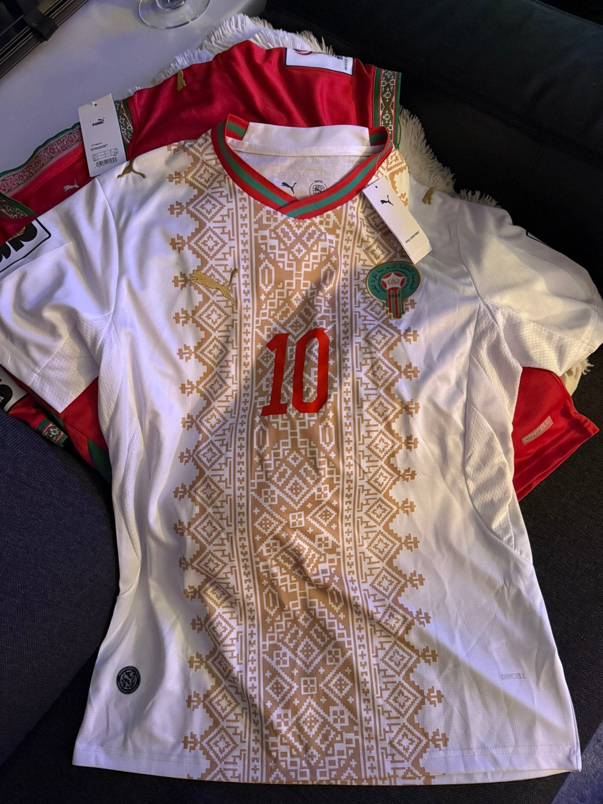 PUMA Marokko uitshirt 2026-2028, Maat 48/50 (M), Wit, Nieuw, Ophalen of Verzenden