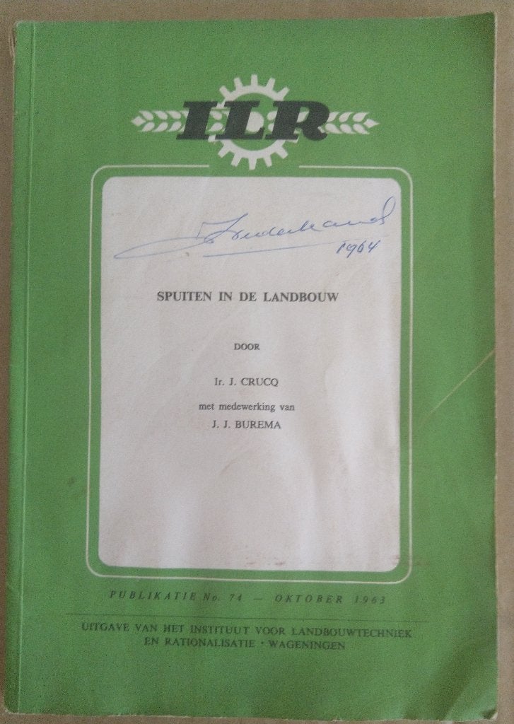 spuiten in de landbouw 1963 folder 8:12, Ophalen of Verzenden, Gelezen