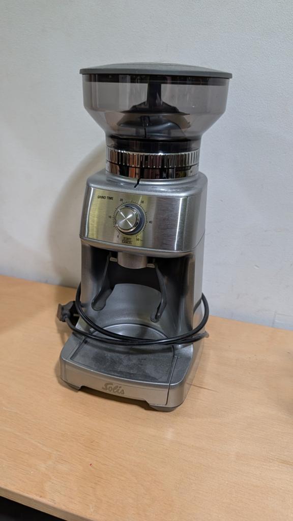 Solis koffiemolen BCG600, Overige modellen, 10 kopjes of meer, Zo goed als nieuw, Koffiebonen